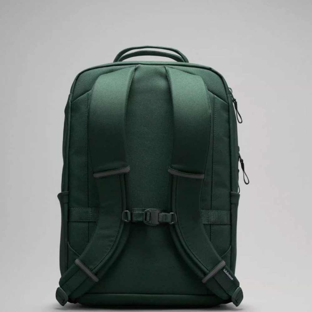 Lululemon Double-Zip Backpack 22L *NWT Legacy Green/Grey Eucalyptus - Picture 2 of 7